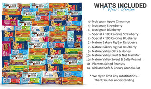 Healthy Snacks, Care Package 70 Count Premium Healthy Mixed Snack Box & Snacks Gift Variety Pack