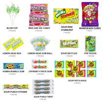 Load image into Gallery viewer, Sour Candy Box -Bulk Sour Candy Variety Pack - Individually Wrapped Super Sour Favorites  30ct