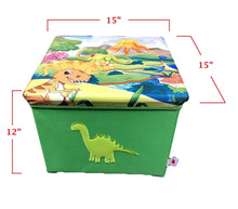 Load image into Gallery viewer, Dinosaur Toy Box 15&quot;x15&quot; (A6)